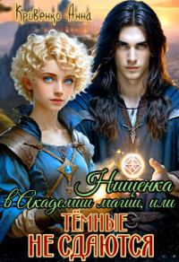 Обложка книги «Нищенка в Академии магии, или Тёмные не сдаются»