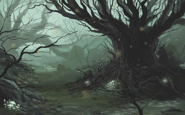 Обложка книги «Проклятый лес»
