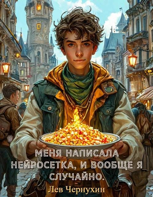 Обложка книги «Меня написала нейросетка, и вообще я случайно»