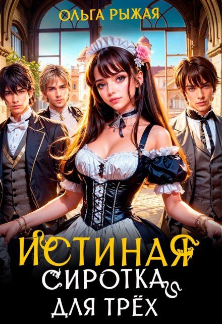 Обложка книги «Истинная сиротка для трёх»