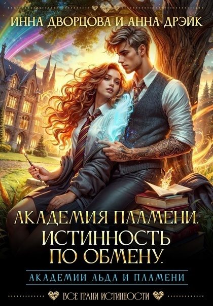 Обложка книги «Академия Пламени. Истинность по обмену»