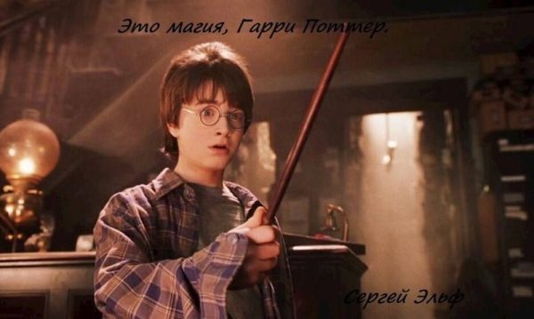 Обложка книги «Это магия, Гарри Поттер #1»