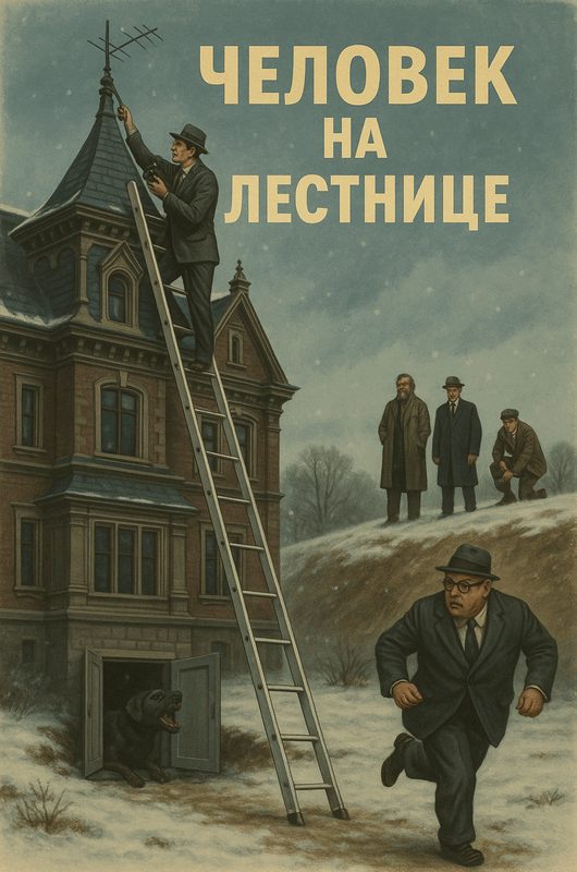 Обложка книги «Человек на лестнице»
