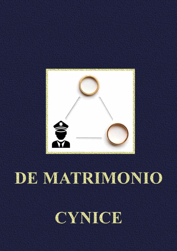 Обложка книги «De matrimonio cynice»