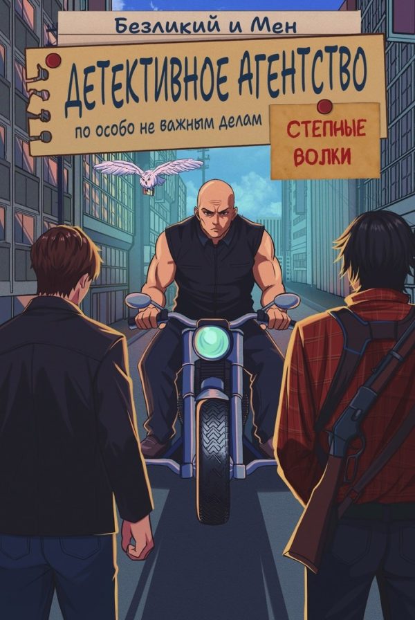 Обложка книги «Детективное агентство по особо не важным делам. Степные волки.»