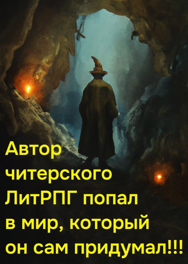 Обложка книги «Автор читерского ЛитРПГ попал в мир, который он сам придумал!!!»