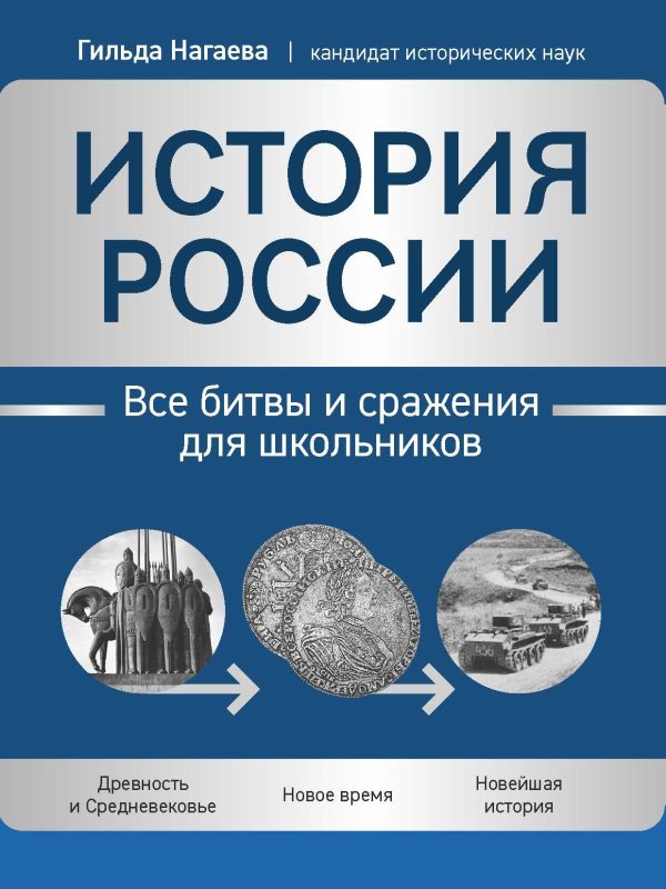 Обложка книги «История России. Все битвы и сражения для школьников»