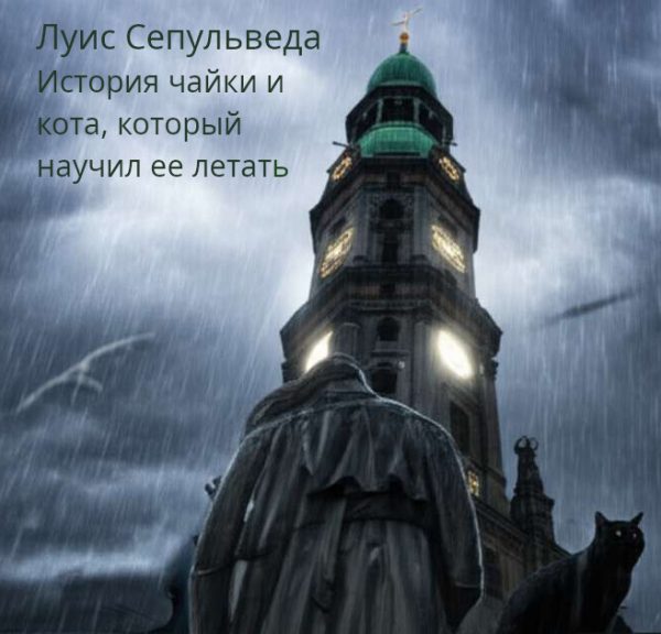 Обложка книги «История чайки и кота, который научил её летать»