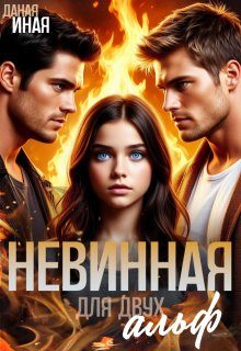 Обложка книги «Невинная для двух альф»
