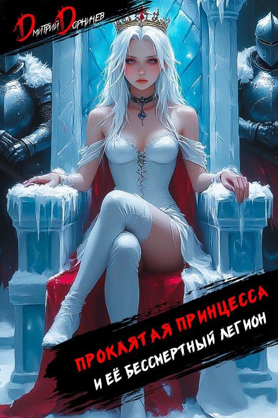 Обложка книги «Проклятая принцесса и её бессмертный легион»
