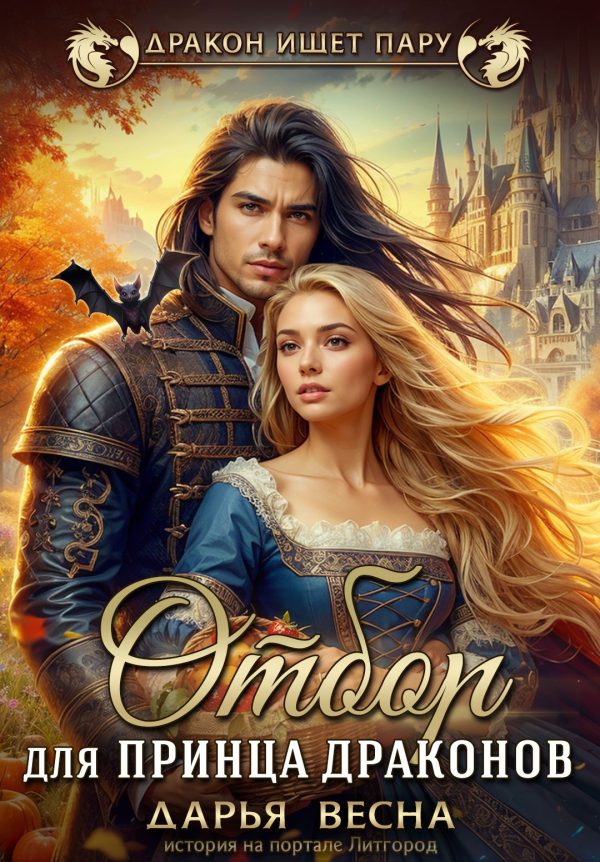 Обложка книги «Отбор для принца драконов»