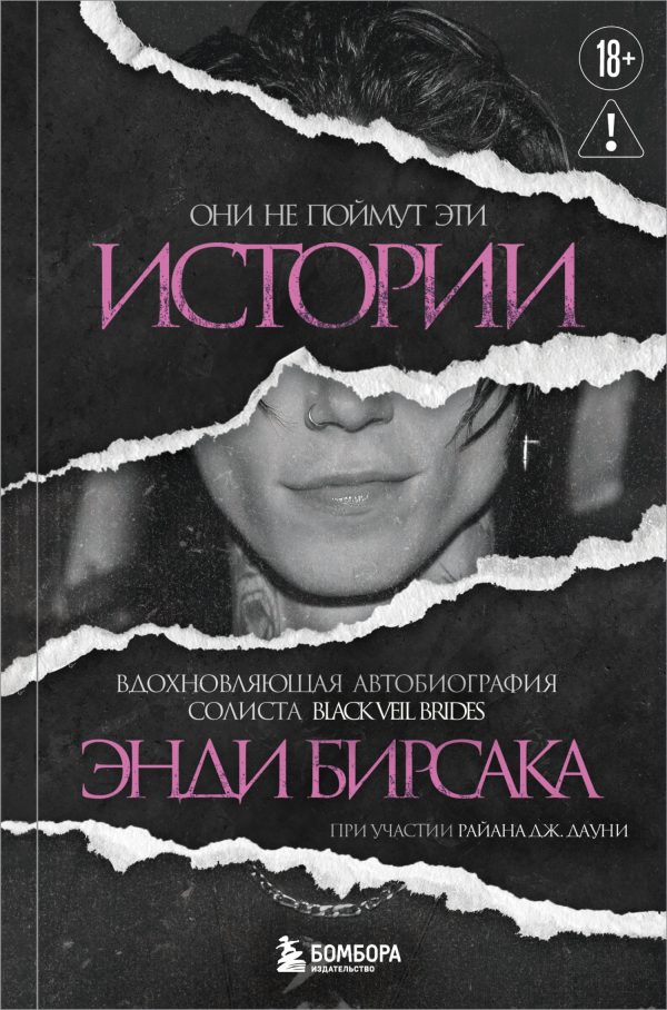 Обложка книги «Они не поймут эти истории. Вдохновляющая автобиография солиста Black Veil Brides Энди Бирсака»