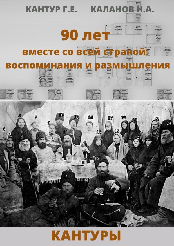 Обложка книги «90 лет вместе со всей страной: воспоминания и размышления (Кантуры, Хитрые, Щерба)»