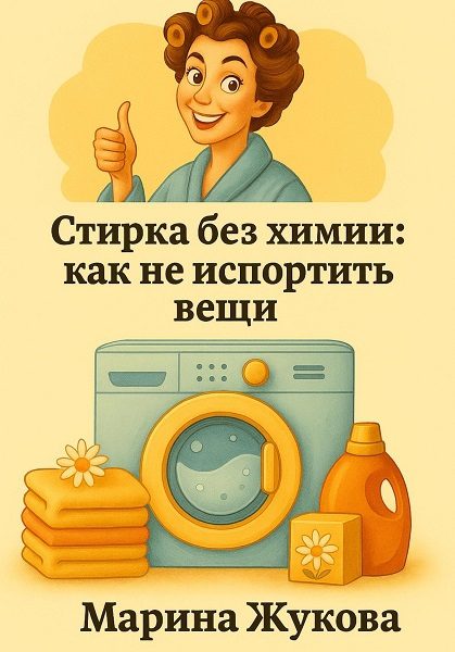 Обложка книги «Стирка без химии: как не испортить вещи»