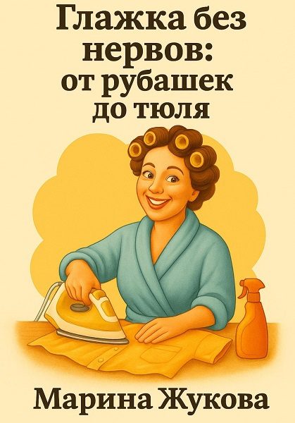 Обложка книги «Глажка без нервов: от рубашек до тюля»