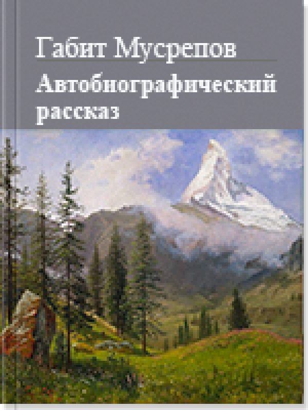 Обложка книги «Автобиографический рассказ»