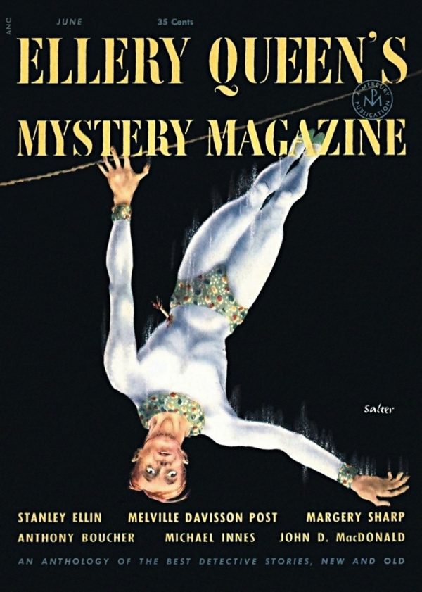 Обложка книги «Ellery Queen’s Mystery Magazine. Vol. 21, No. 115, June 1953»