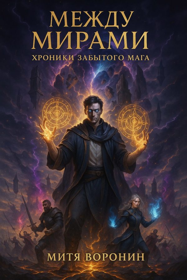 Обложка книги «Между мирами: Хроники забытого мага»
