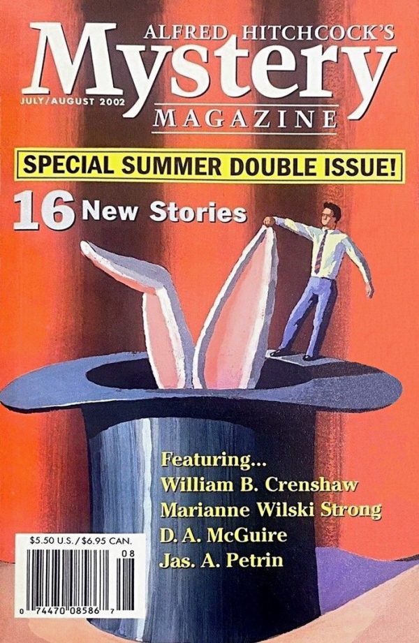 Обложка книги «Alfred Hitchcock’s Mystery Magazine. Vol. 47, No. 7 & 8, July/August 2002»