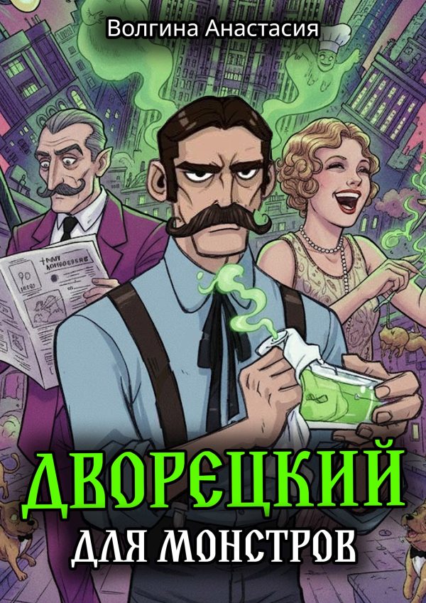 Обложка книги «Дворецкий для монстров»