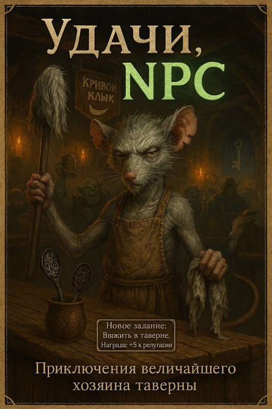 Обложка книги «Удачи, NPC!»