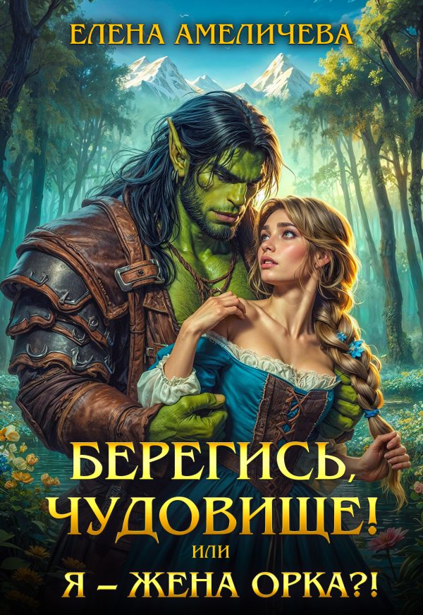Обложка книги «Берегись, чудовище! или Я - жена орка?!»