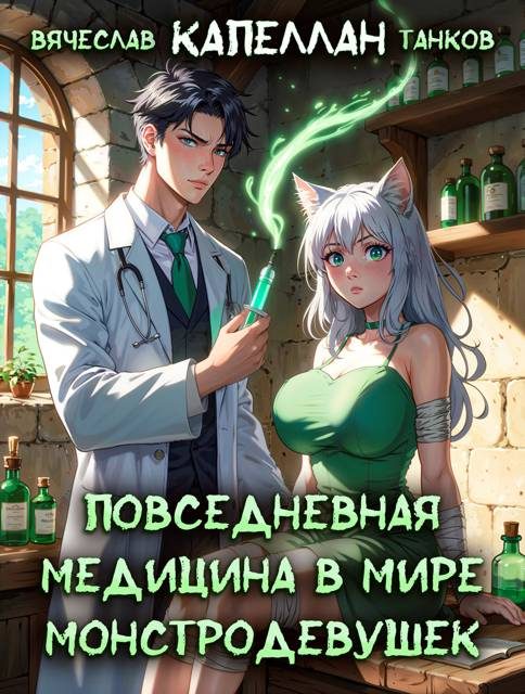 Обложка книги «Повседневная медицина в мире монстродевушек»