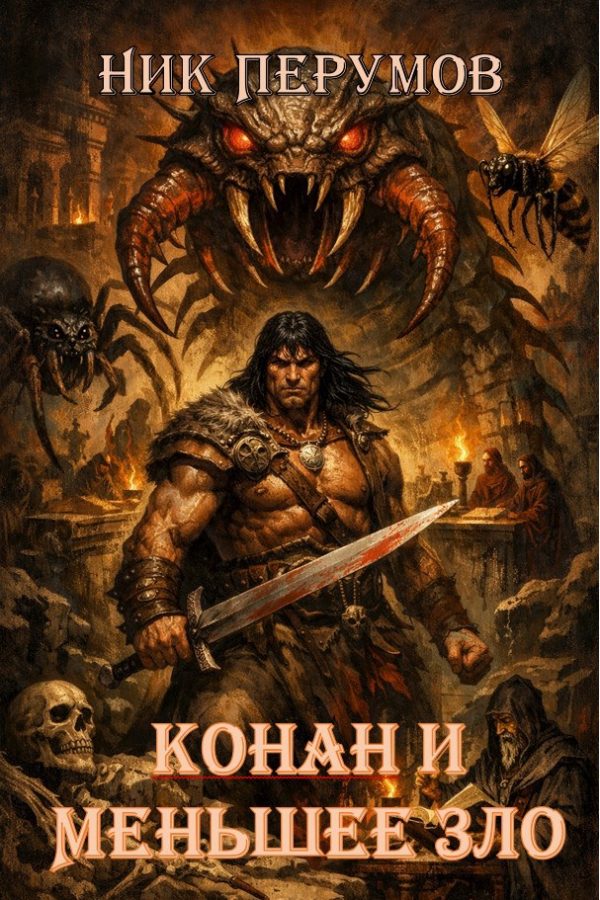 Обложка книги «Конан и меньшее зло»