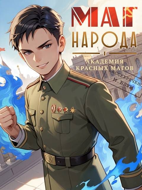 Обложка книги «Маг народа 1: Академия красных магов»