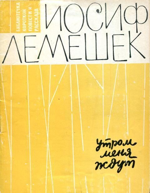 Обложка книги «Утром меня ждут»