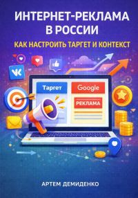 Обложка книги «Интернет-реклама в России: Как настроить таргет и контекст»