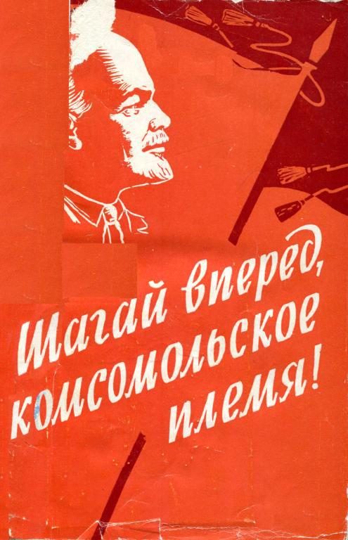 Обложка книги «Шагай вперед, комсомольское племя!»