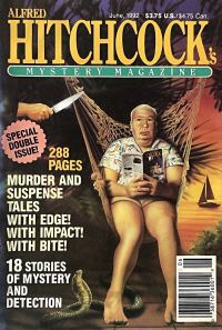 Обложка книги «Alfred Hitchcock’s Mystery Magazine. Vol. 37, No. 6, June 1992»