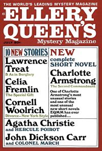 Обложка книги «Ellery Queen’s Mystery Magazine. Vol. 50, No. 1. Whole No. 284, July 1967»