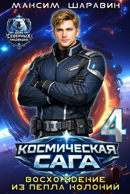 Обложка книги «Космическая сага: Восхождение из пепла колоний»
