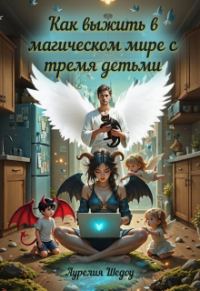 Обложка книги «Как выжить в магическом мире с тремя детьми»