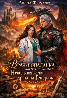 Обложка книги «Врач-попаданка. Невольная жена дракона Генерала»