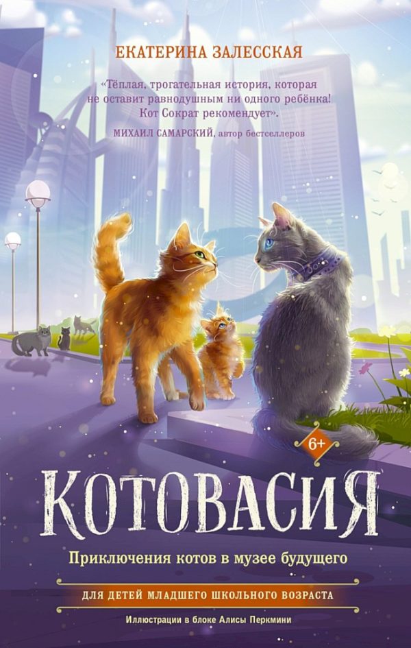Обложка книги «Котовасия. Приключения котов в музее будущего»