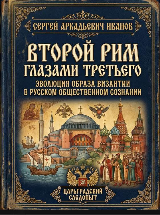 Обложка книги «Второй Рим глазами Третьего: Эволюция образа Византии в российском общественном сознании»