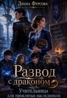Обложка книги «Развод с драконом. Учительница для проклятых наследников»