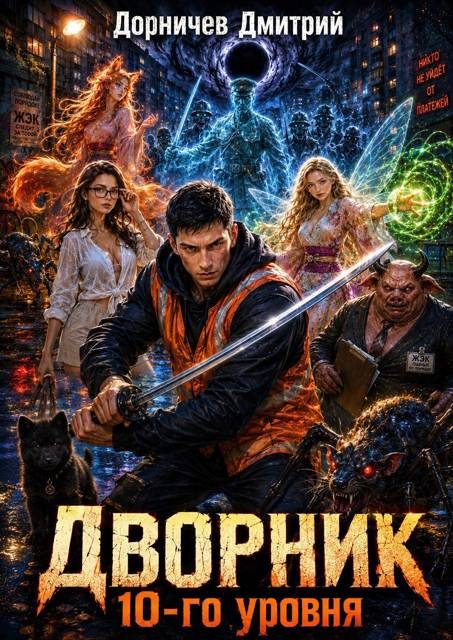 Обложка книги «Дворник 10-го уровня. Том 4»