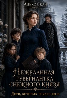 Обложка книги «Нежеланная гувернантка снежного князя»
