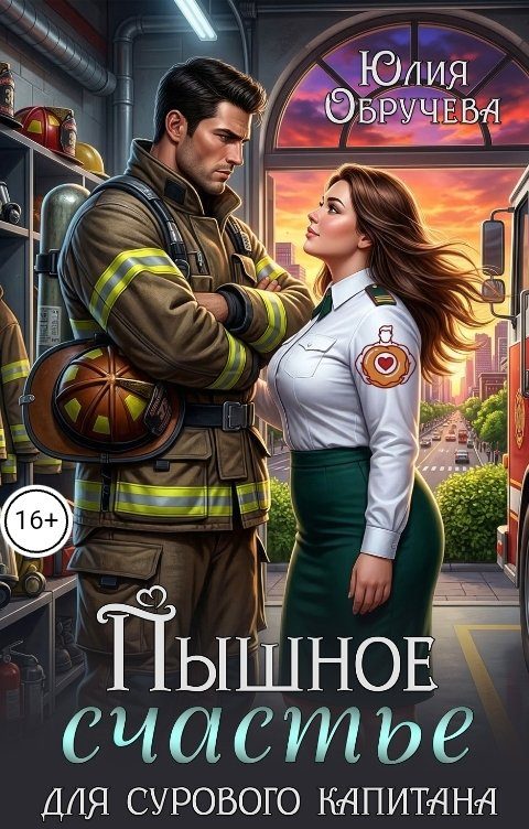 Обложка книги «Пышное счастье для сурового капитана»