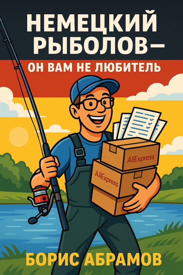 Обложка книги «Немецкий рыболов — он вам не любитель!»