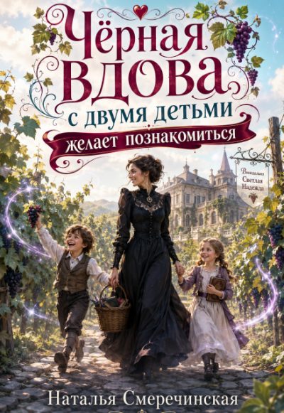 Обложка книги «Черная вдова с двумя детьми желает познакомиться!»