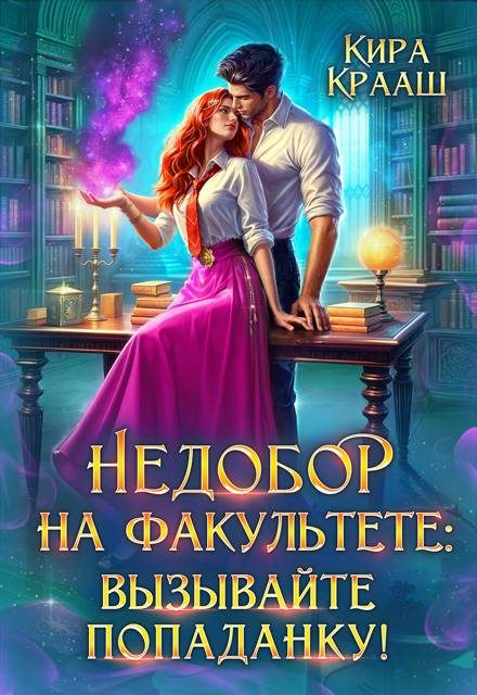 Обложка книги «Недобор на факультете: вызывайте попаданку!»