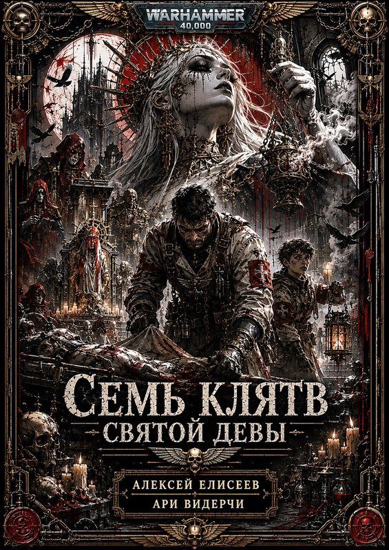 Обложка книги «Warhammer 40,000. Семь Клятв Святой Девы»