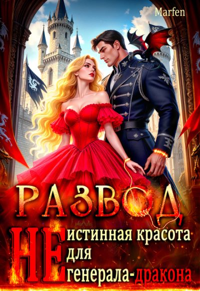 Обложка книги «Развод. "Не" истинная красота для генерала-дракона»