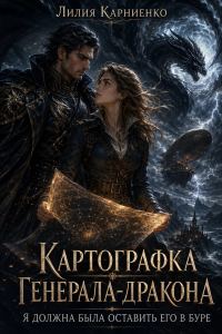 Обложка книги «Картографка генерала-дракона. Я должна была оставить его в буре»