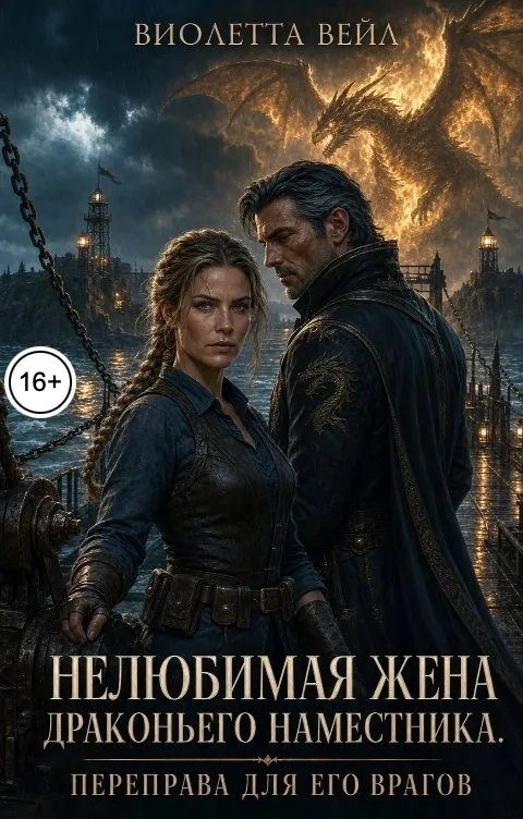 Обложка книги «Нелюбимая жена драконьего наместника. Переправа для его врагов»